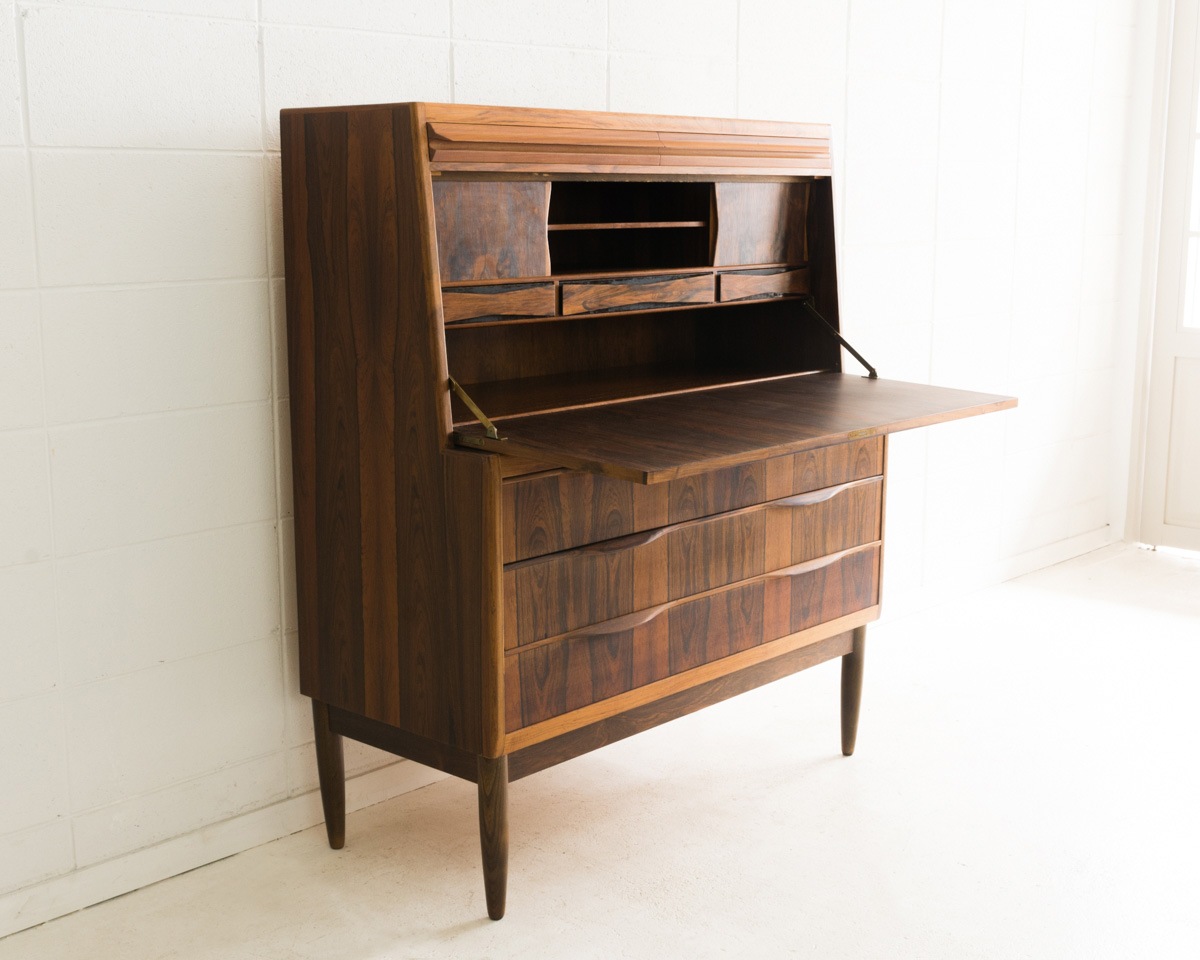 Erling Torvits ビューロー ローズウッド 北欧ビンテージ家具CLOVERKY