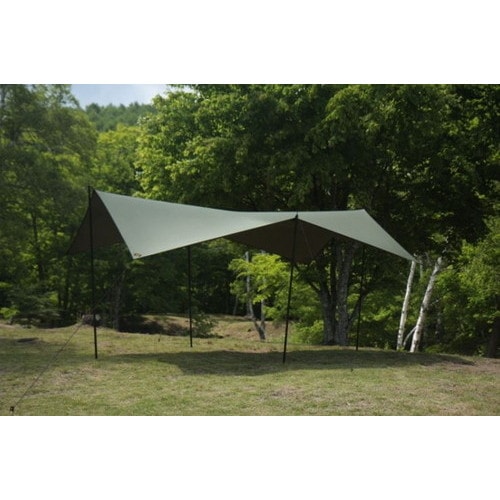 SOTO LABO)ソトラボ cotton KOKAGE tarp (ARMY GREEN) | アウトドア