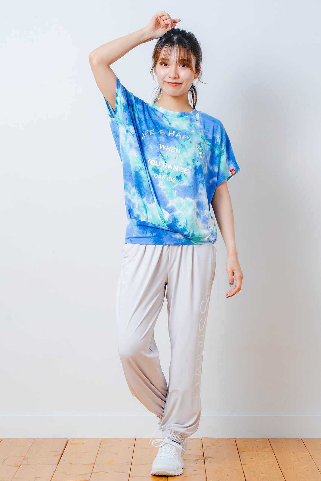 タイダイカスタムプリント Tシャツ ブルー 1534-1616 | D SHOP 着心地