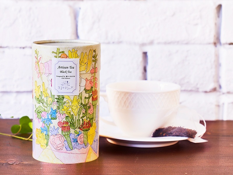 Artisan フェアトレードブラックティー（花束） 1.8g×6包