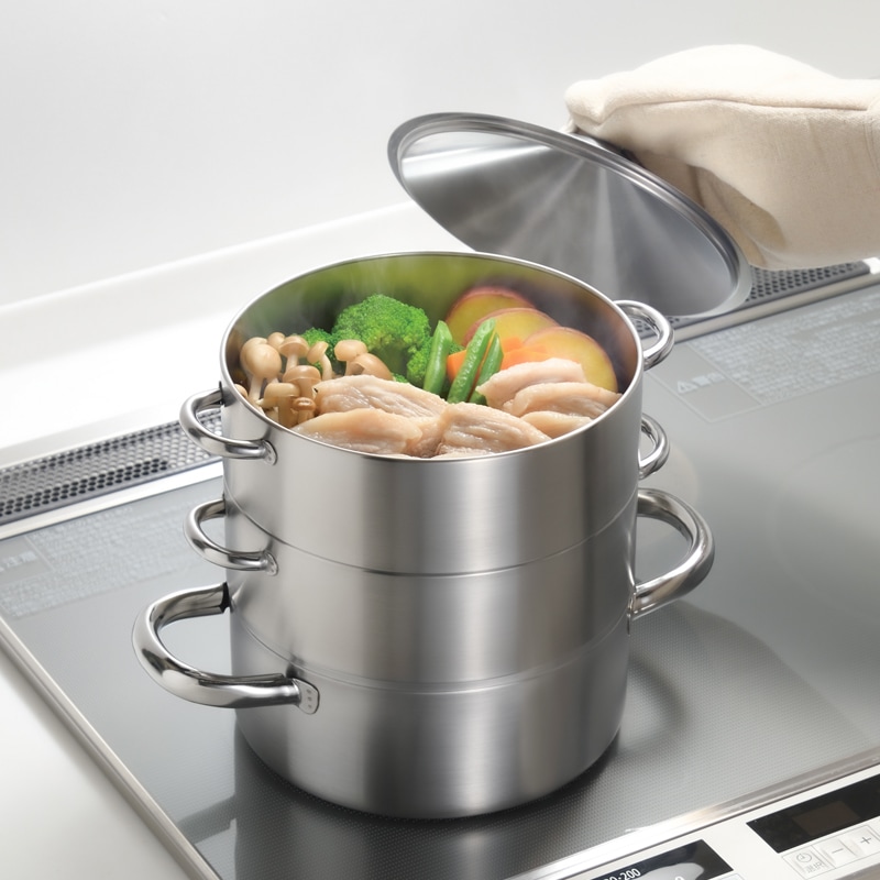 アムウェイ シチュー鍋と蒸し器 W389 Amway アムウェイ クイーン