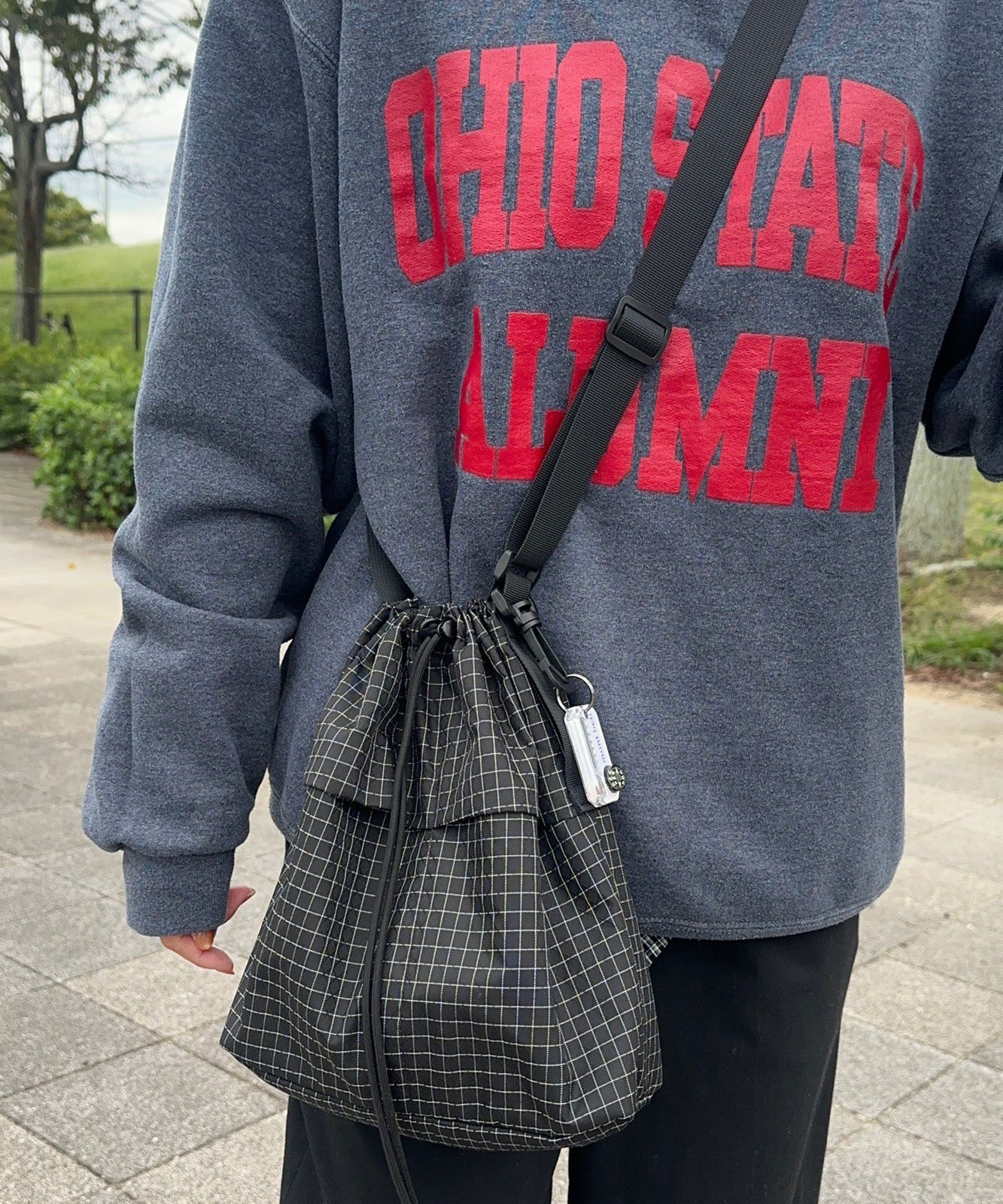 DEVICE × mikaコラボ 】 Rename ナイロン×パラコード巾着ショルダー