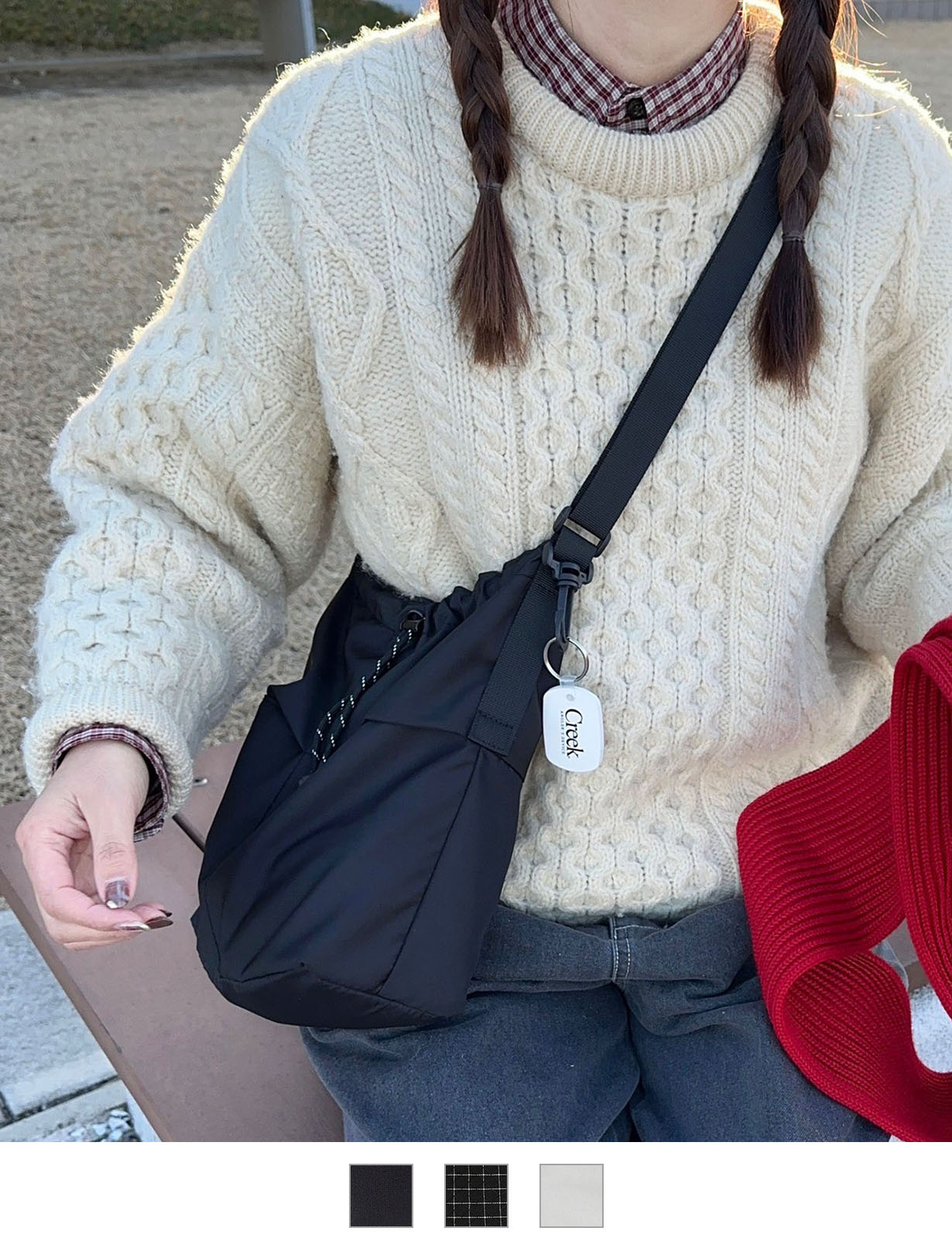 DEVICE × mikaコラボ 】 Rename ナイロン×パラコード巾着ショルダー