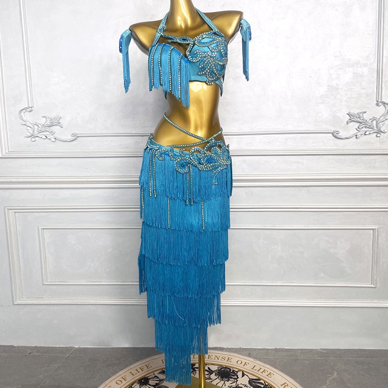 ベリーダンス衣装 ブラとスカートセット M.Lサイズ 2026年1月 品番BD