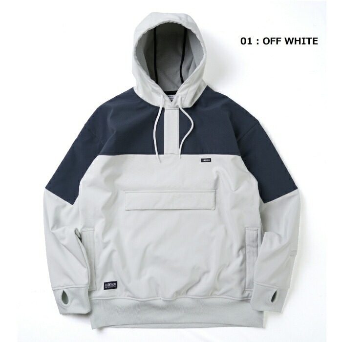 24-25 ANTHEM SHOULDER PATCH HOODIE AN2405 耐水ボンディングパーカー