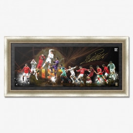 世界限定100枚] メッシ直筆サイン入りパノラミックアート 