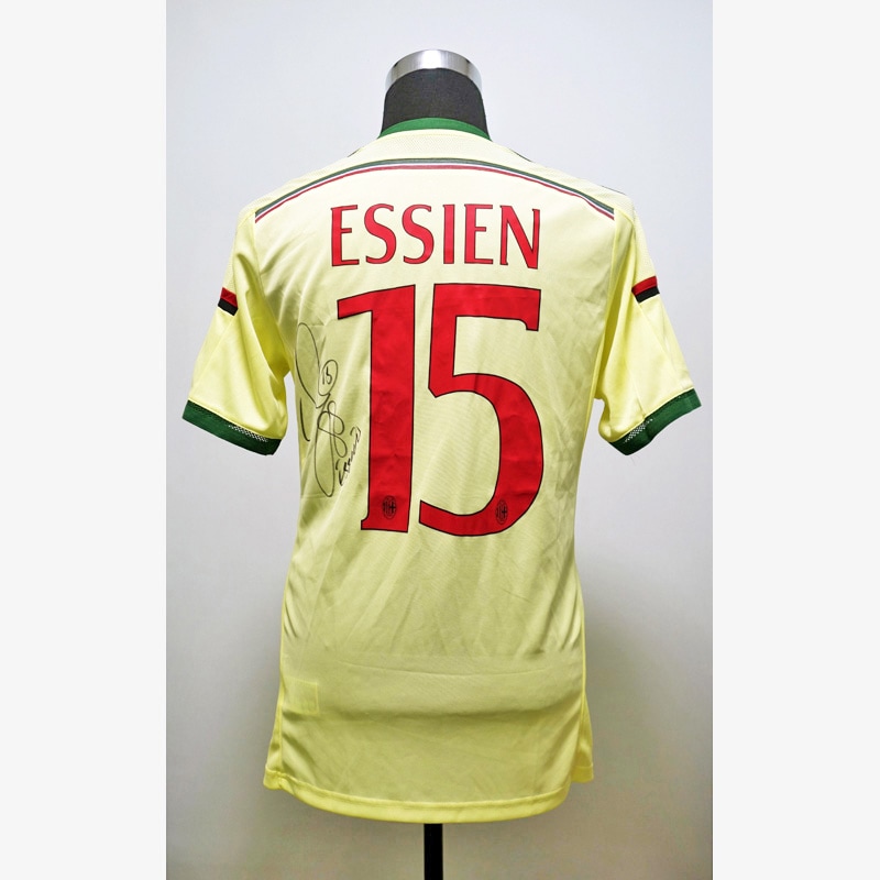 エッシェン直筆サイン入り選手支給ミラン14/15サードユニフォーム