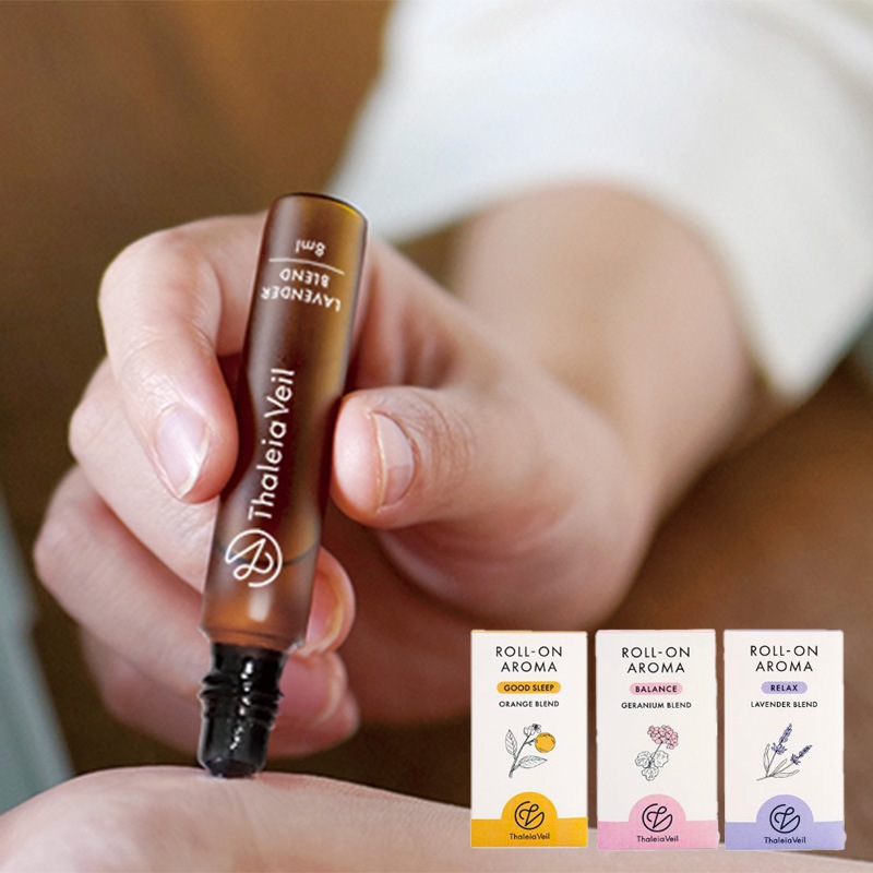 AEAJ認定精油を使用された日本製ロールオンアロマオイル ラベンダー