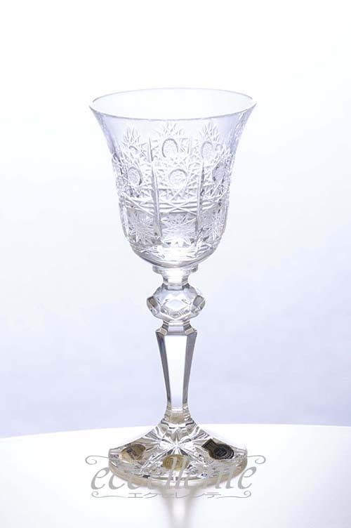 チェコ製 ワイングラス ボヘミアクリスタル Bohemian Crystal Wine