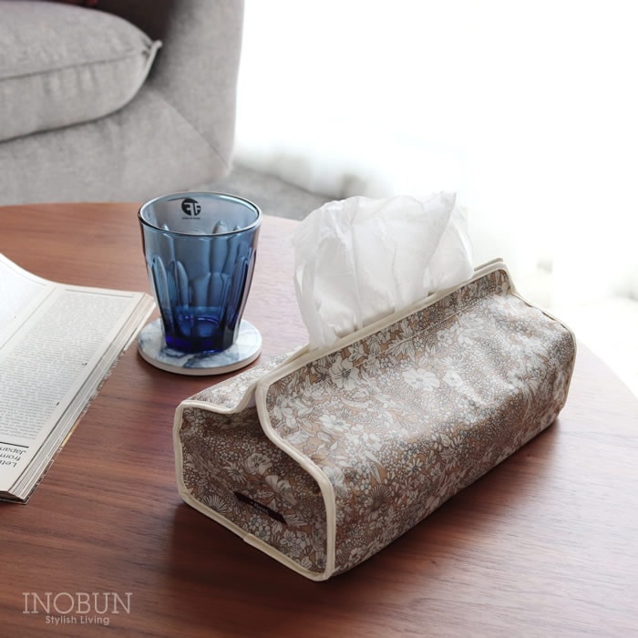 リバティ ティッシュカバー パトリック・ゴードン ベージュ Patrick