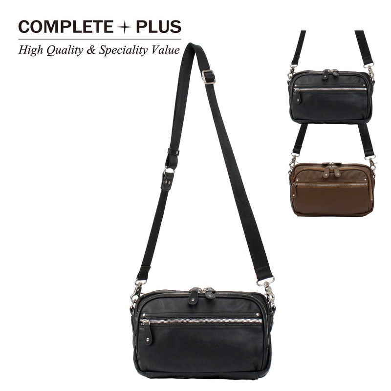 COMPLETE PLUS コンプリートプラス ショルダーバッグ メンズ レザー 撥