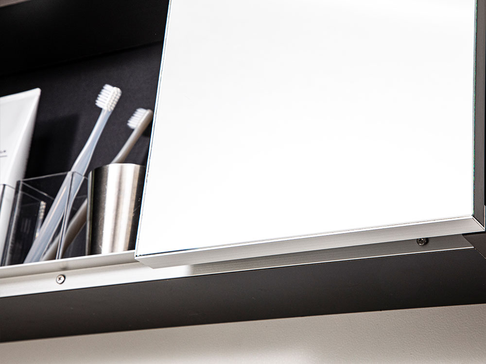 ミラー収納 MRC7502 二面鏡 W750×H600×D144 全2色