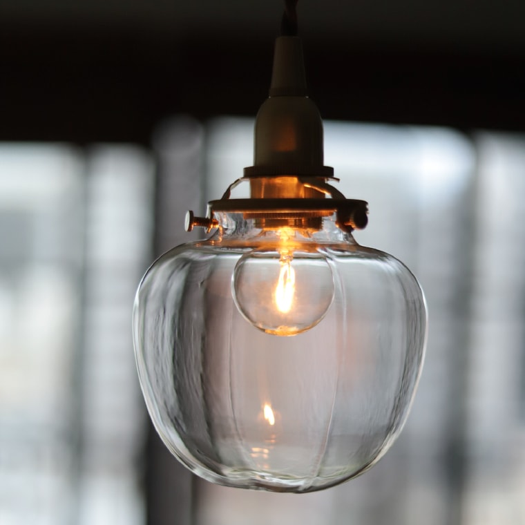 ☆E17 3点留めペンダントライト100㎝＋ガラスシェード ポム | 定価販売