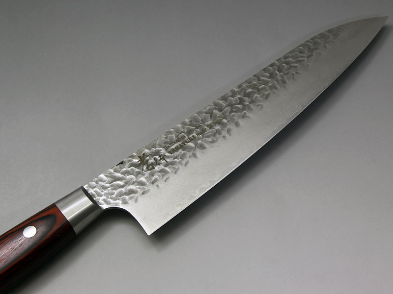 堺孝行 V金10号ダマスカス33層鎚目 牛刀210