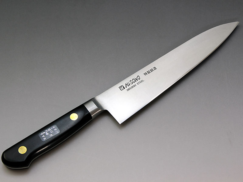 ミソノ EUスウェーデン鋼牛刀180 ツバ付