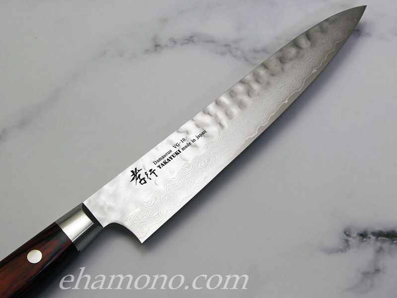 堺孝行 V金10号ダマスカス33層鎚目 ペティ150