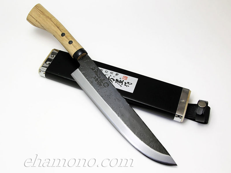 日野浦刃物工房 味方屋作 剣鉈 片刃 240