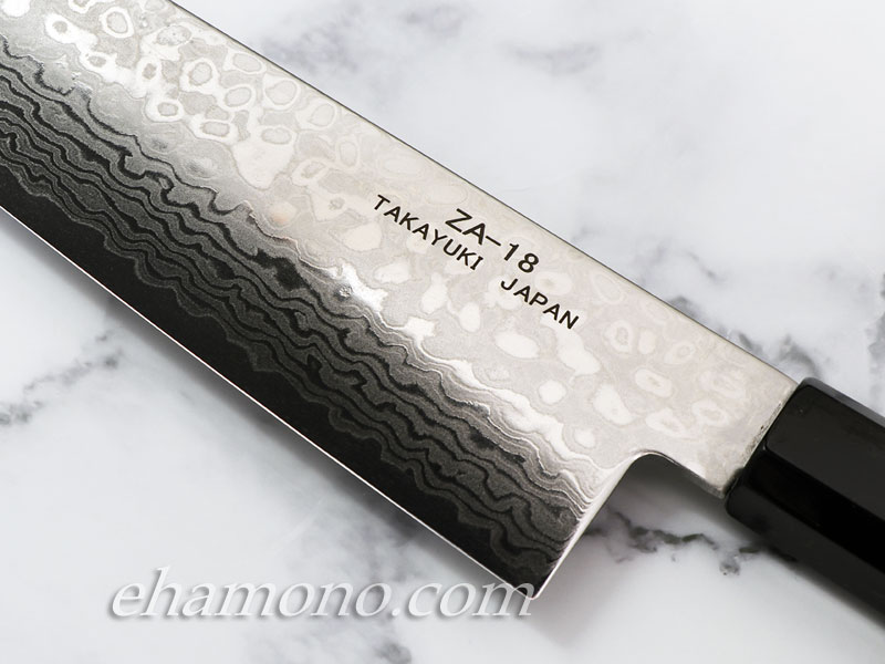 ZA18ダマスカス コバルト鋼【銀河】 和牛刀240