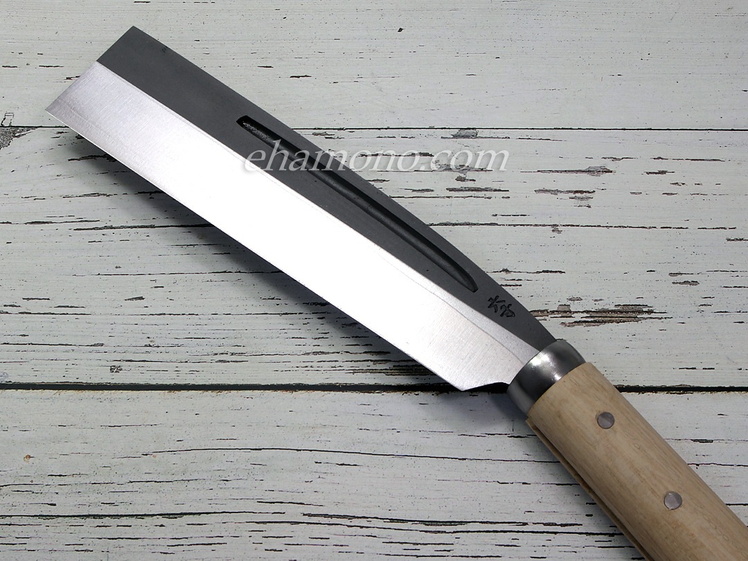 日野浦刃物工房 味方屋作 鞘鉈6寸（180）片刃