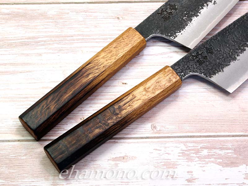 堺孝行 焔 紅蓮 青二鋼 黒打ち鎚目 切付牛刀（剣型牛刀）225