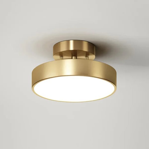 リーズナブル】モダン照明 LEDシーリングライト ゴールド（φ200