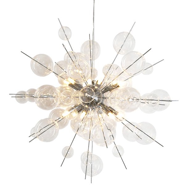 バブルシャンデリアLED12灯 シルバー（φ750mm） | EL JEWEL