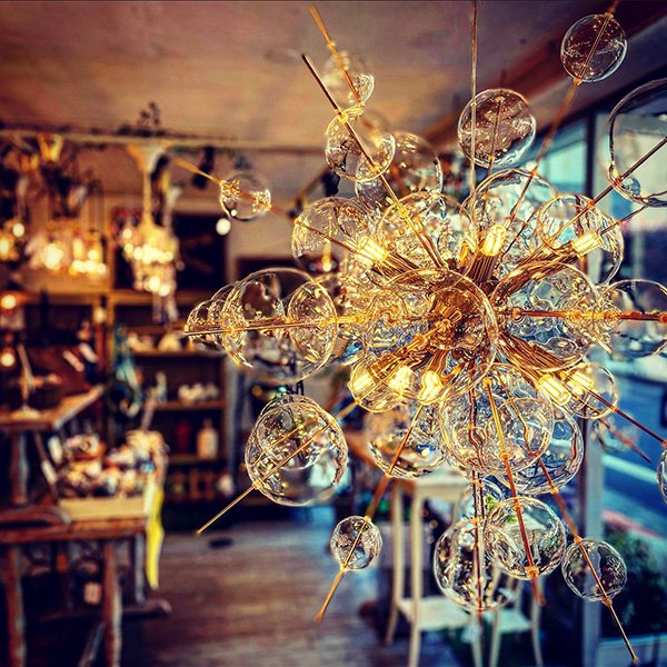 バブルシャンデリア 12灯 ゴールド（φ750mm） | EL JEWEL