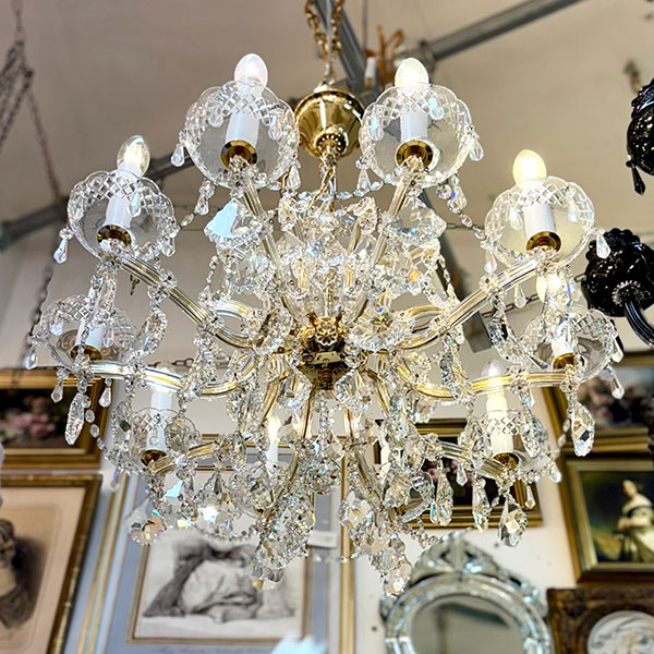 Dotzauer】オーストリア・最上級クリスタルシャンデリア10灯 (Φ650