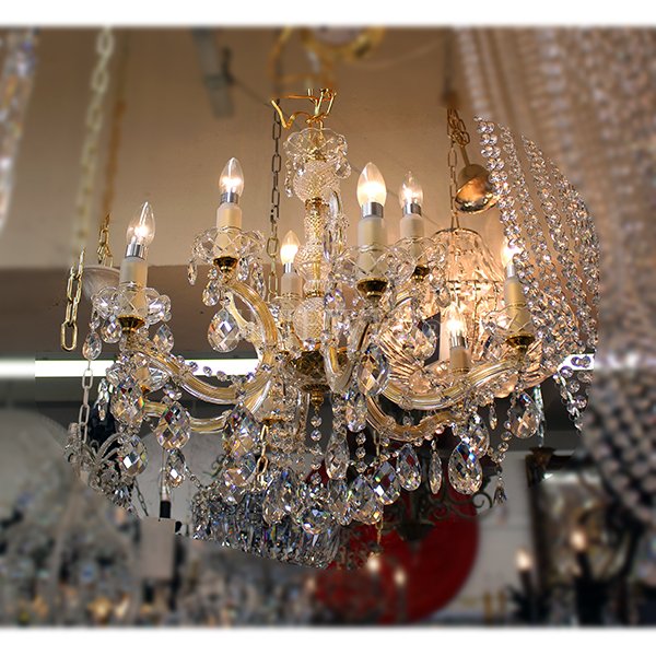 マリアテレサ型クリスタルシャンデリア9灯（W680×H600mm） | EL JEWEL