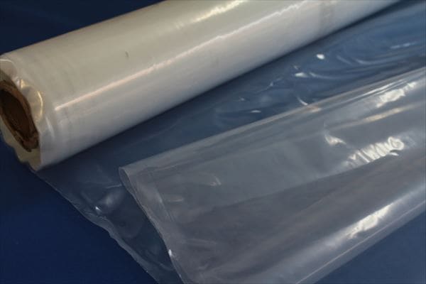 国産 透明ポリシート（片開） 0.07mmX3600mmX50m巻 1梱包 2本セット