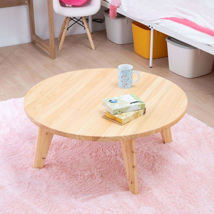 子供にやさしいローテーブル 保育園にも納品実績あり。丸テーブル