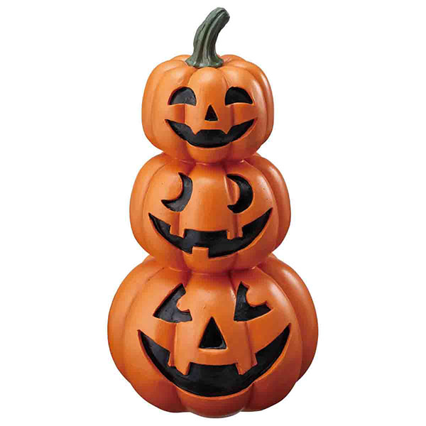 3連パンプキンオブジェ | 5.イベント装飾用品,秋の装飾品,ハロウィン