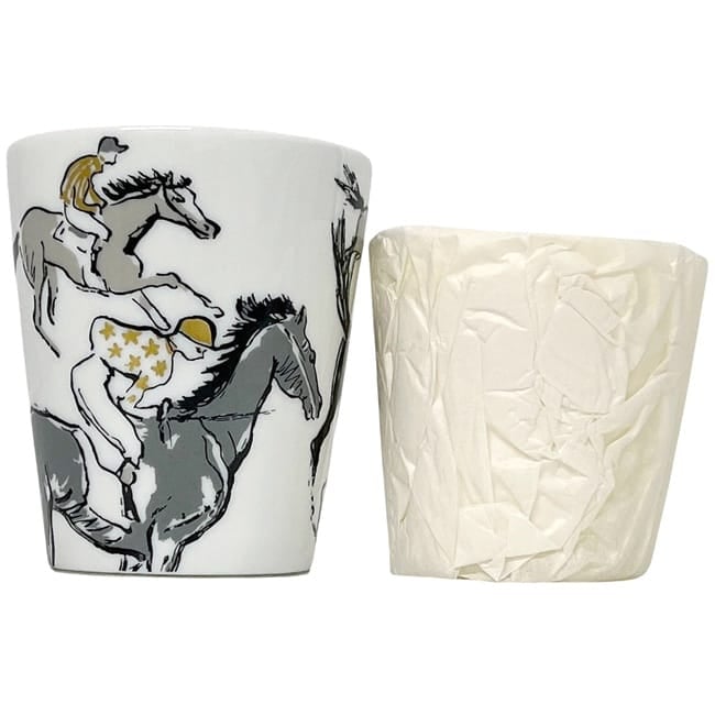 エルメス キャンドル ホワイト グレー 銀座10周年 アニバーサリー記念