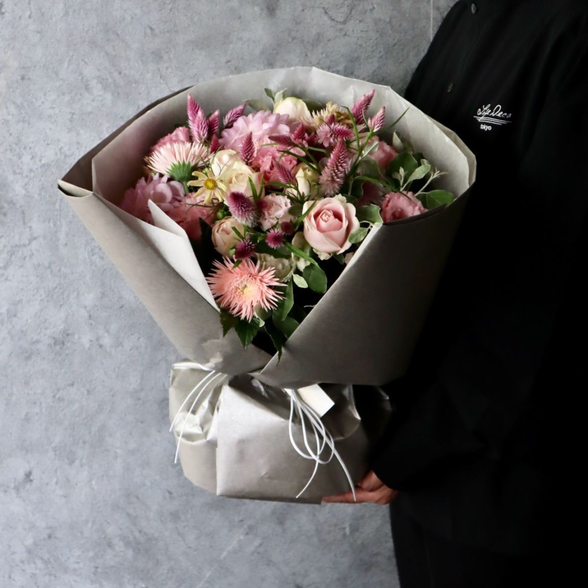 特選花束ML「朱鷺 toki」心に潤いを注ぎたくなったら迷わず飾って