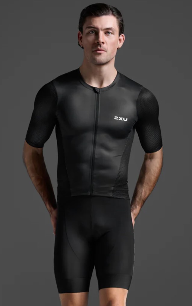 2XU エアロ Sleeved トライアスロン トップ+ショーツセット MT7395A