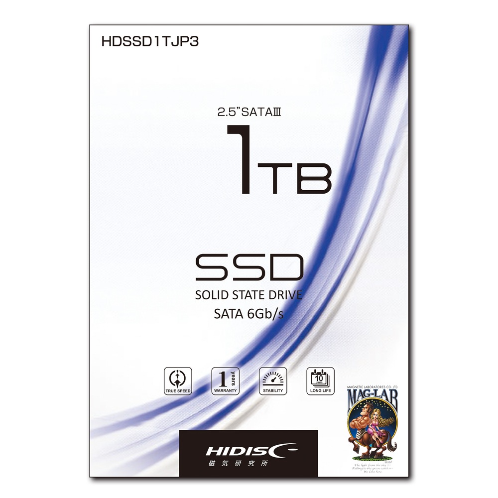 HIDISC 2.5inch SATAIII SSD 1TB HDSSD1TJP3 | SSD,SATA 2.5インチ