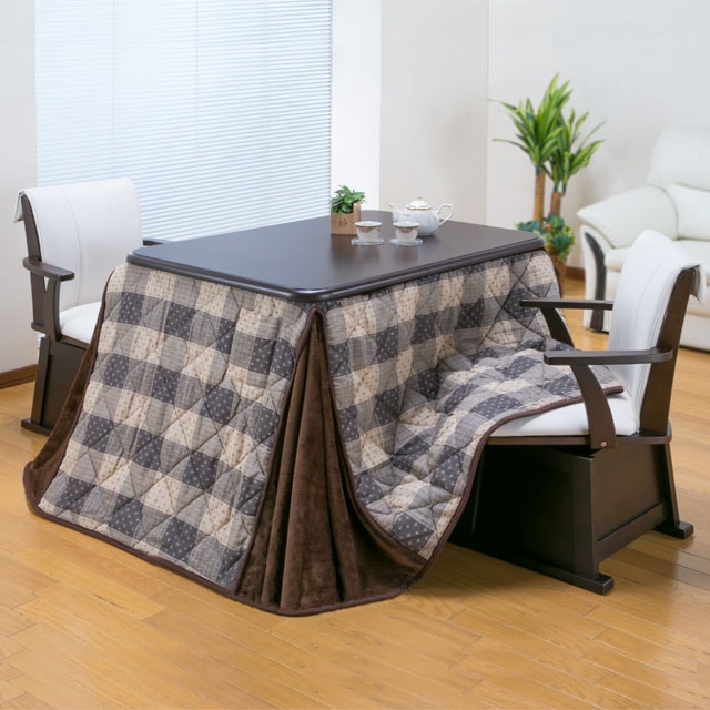 ダイニングこたつシリーズ リバーシブルこたつ布団 幅105cmタイプ