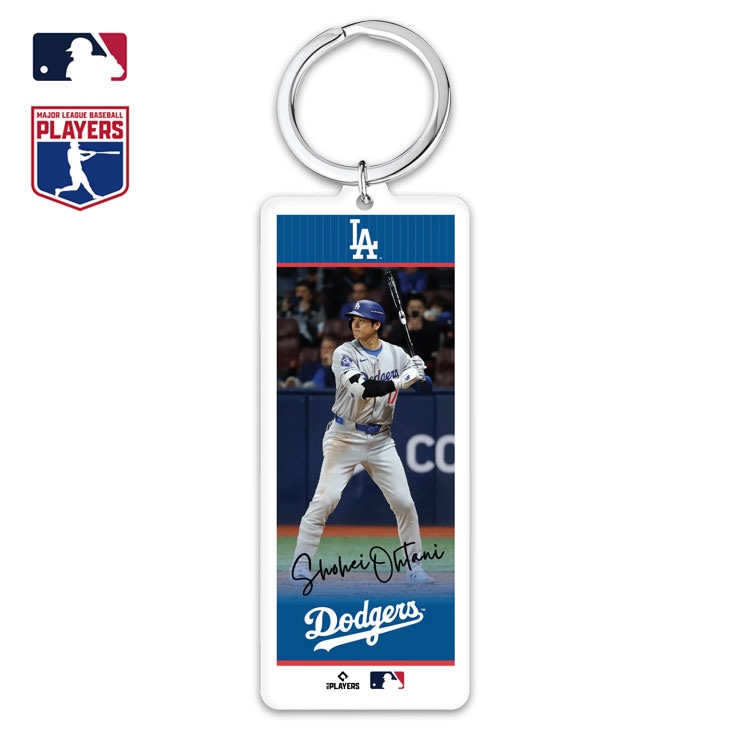 MLB公式ライセンス 大谷翔平 ドジャース キーホルダー バッティング