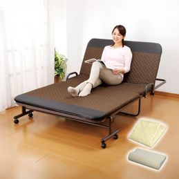 ワルツ 立ち座り楽ちん 低反発メッシュ仕様 収納式 電動リクライニング