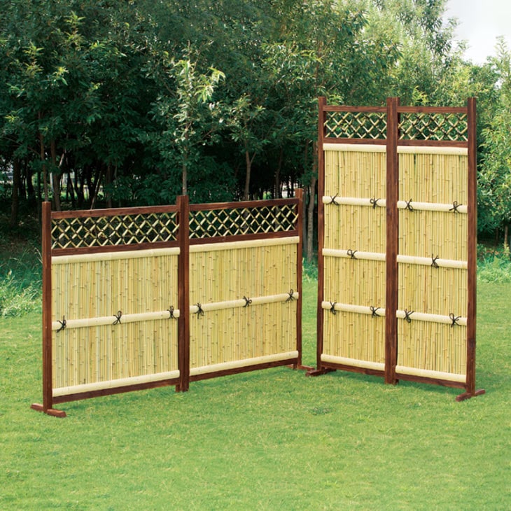 天然竹玉袖垣 70cm幅｜ファミリー・ライフ公式通販