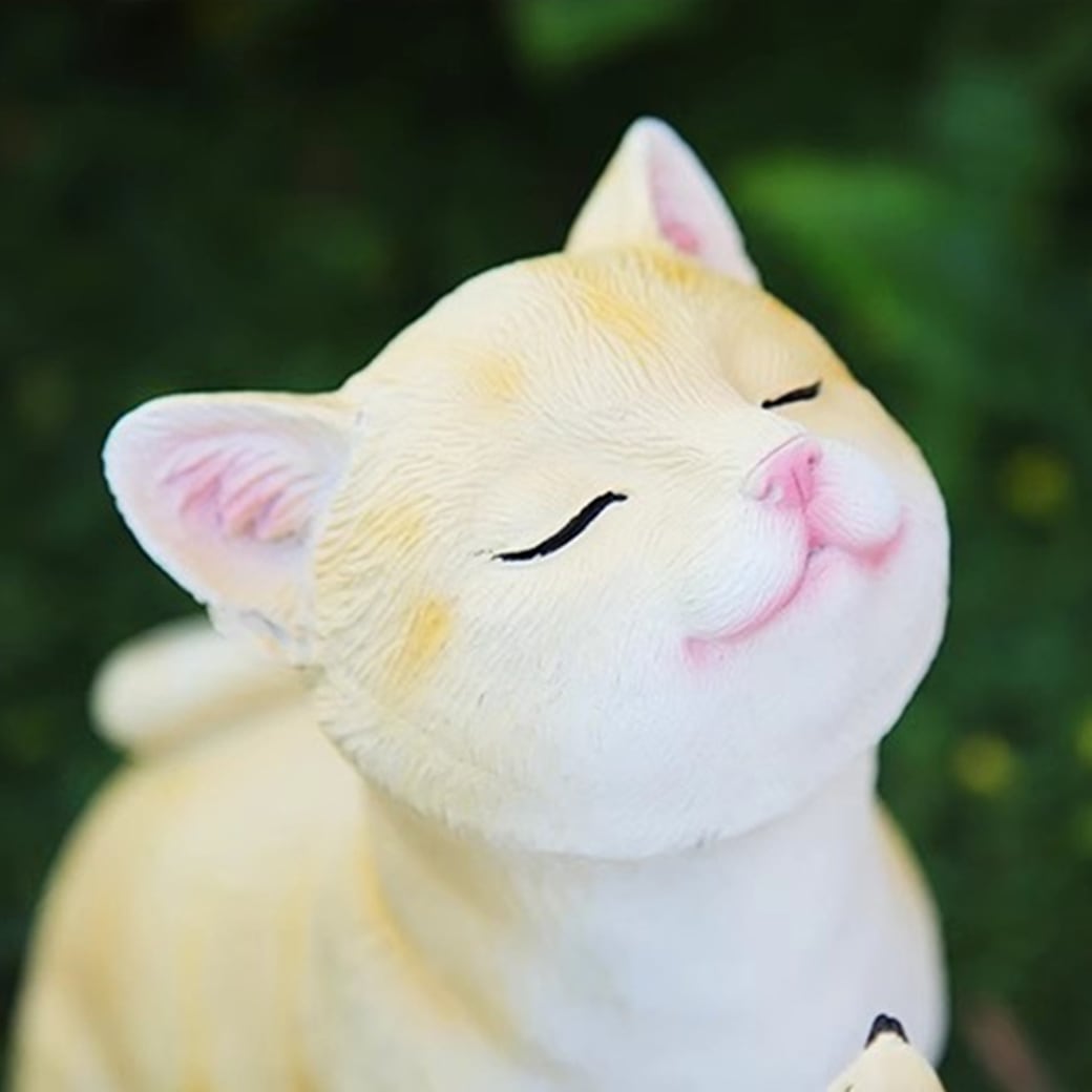 ソーラー電源センサーねこランタン｜ファミリー・ライフ公式通販