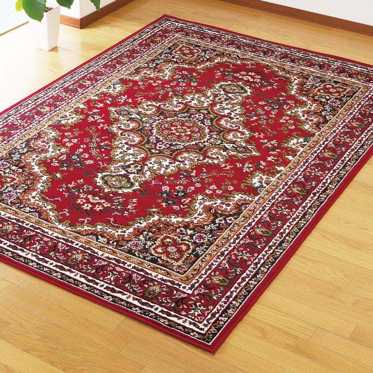 ベルギー製宮廷柄ウィルトン織カーペット 6畳用 240×330cm｜ファミリー