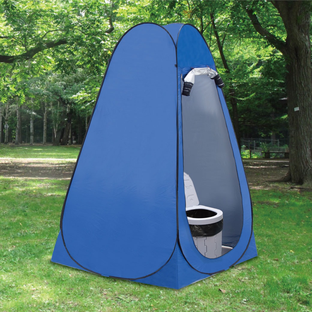 防災士が監修したワンタッチ式ルームテント＆折りたたみトイレDX