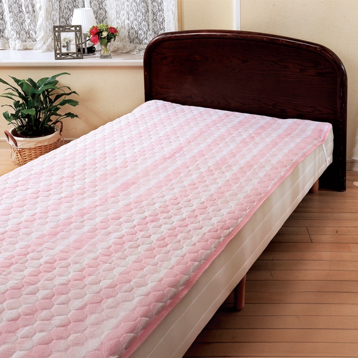 吸湿速乾しじら織敷パッド シングル2色組｜ファミリー・ライフ公式通販