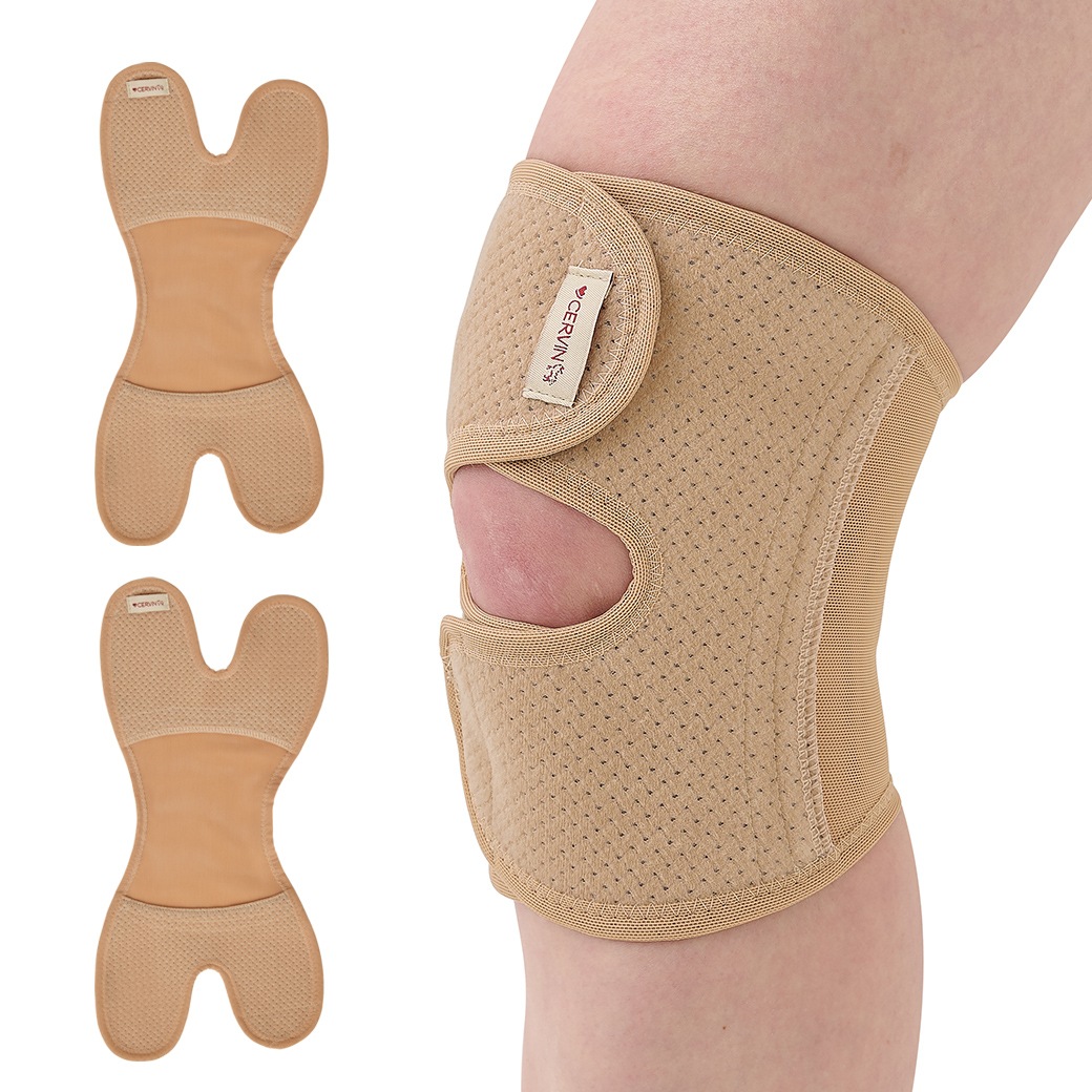 藤本式遠赤外線ひざサポーター 2枚組 同サイズ｜ファミリー・ライフ