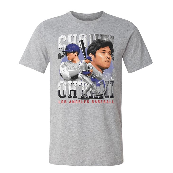 大谷翔平Tシャツ MLBPA公式ライセンス 大谷翔平 グラフィックTシャツ