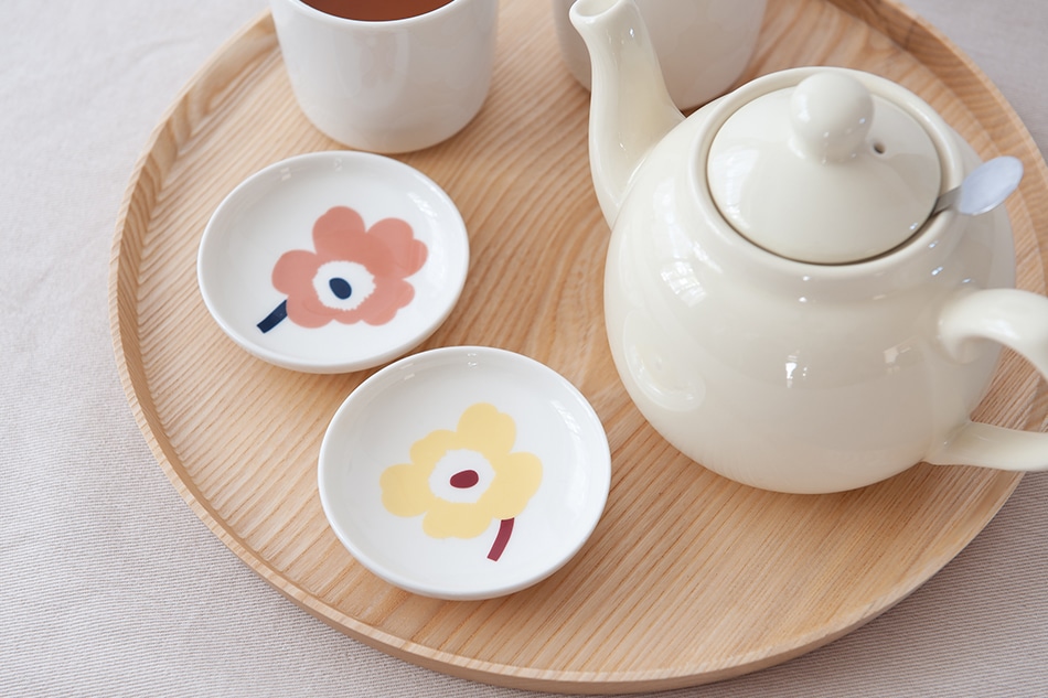 ラウンドプレート 8.5cm（マリメッコ／marimekko） フリーデザイン
