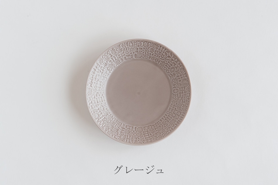 パターンド プレート（バーズワーズ／BIRDS' WORDS） フリーデザイン