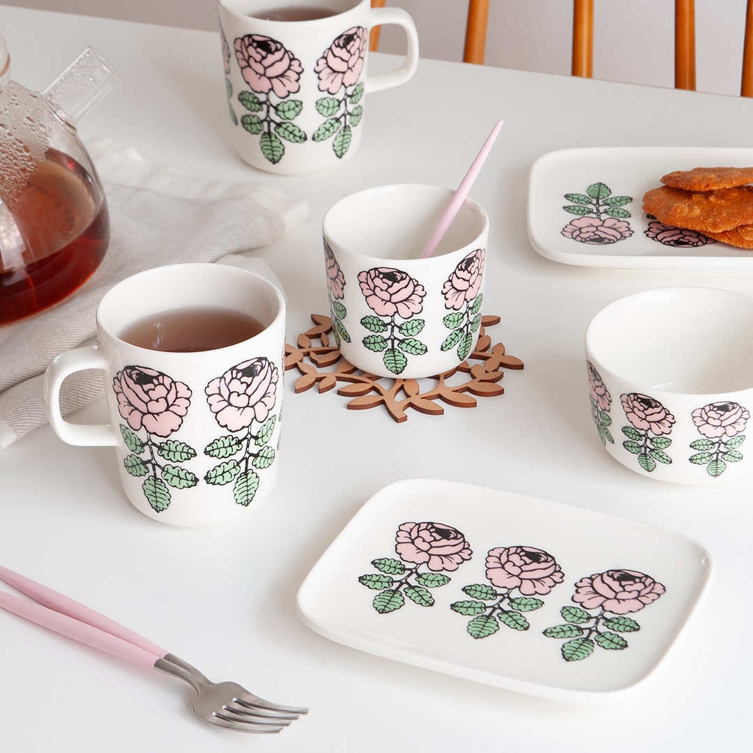 ヴィヒキルース ピンク×グリーン（マリメッコ／marimekko） フリー