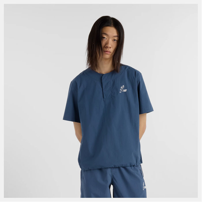 野球 ニューバランス ナイロン ショートスリーブトップ NewBalance